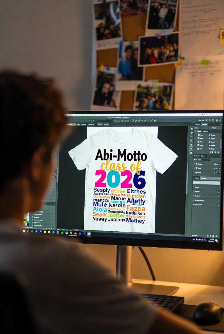 Abi-Shirts drucken — individuelle Abschluss-Shirts mit eurem Motto