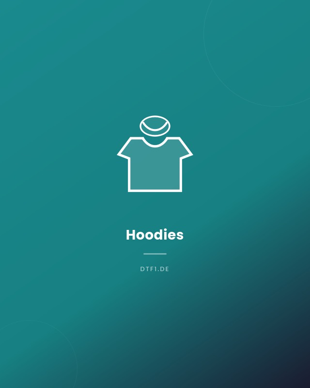DTF Transfers auf Hoodies