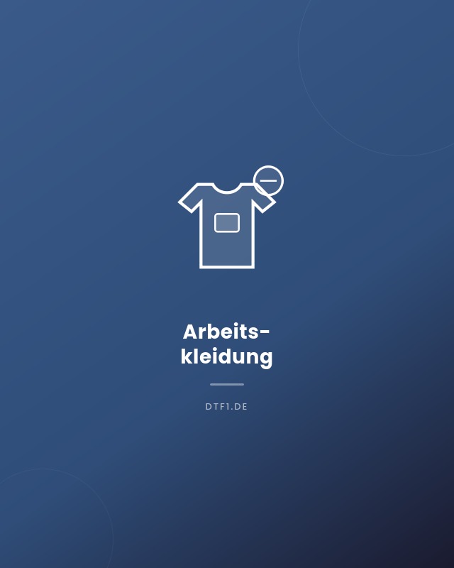 DTF Transfers für Arbeitskleidung