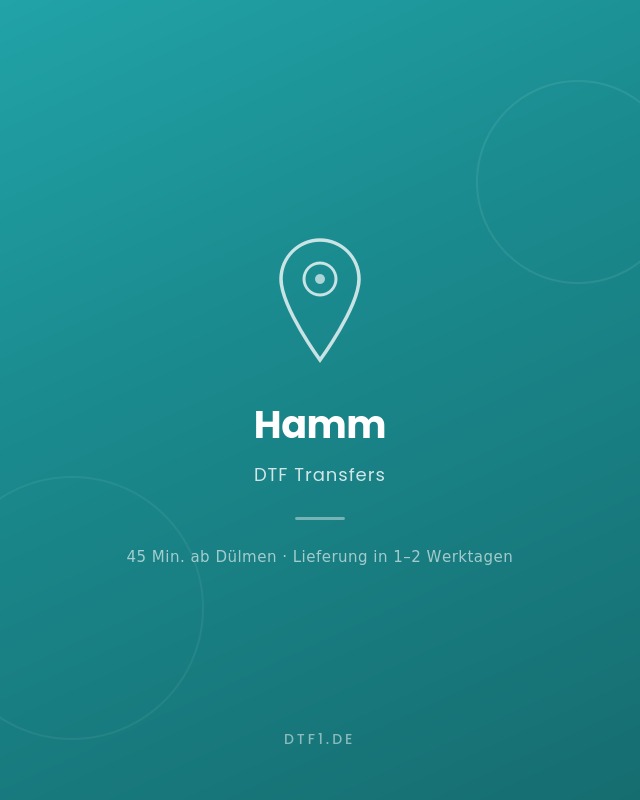 DTF Transfers in Hamm bestellen – Abholung in Dülmen möglich