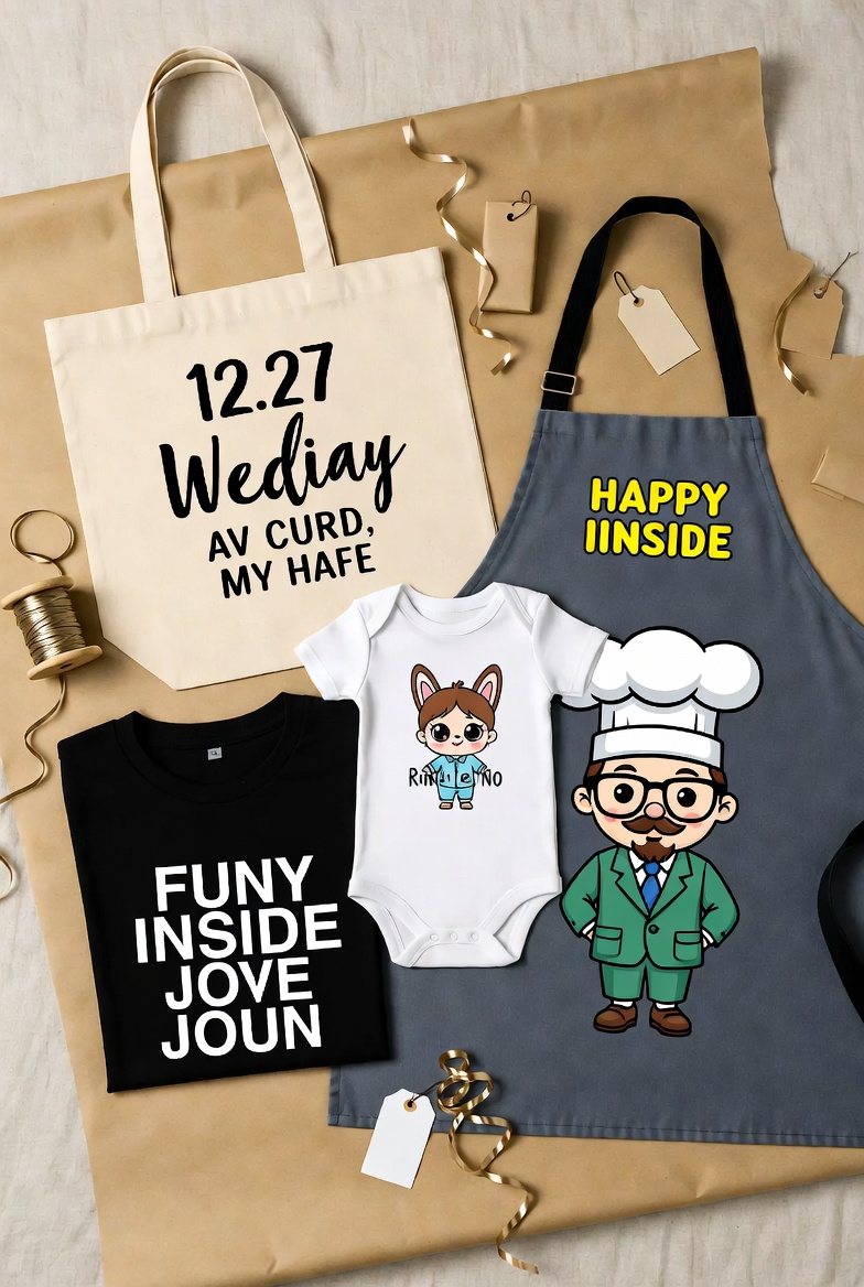 Individuelle Geschenke bedrucken — persönliche Shirts, Taschen & mehr