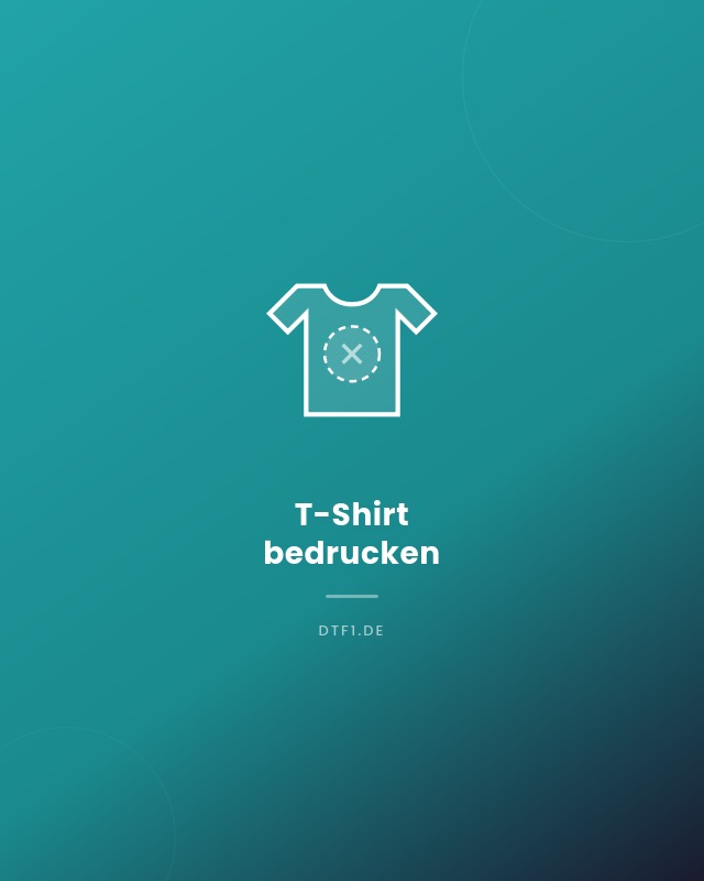 T-Shirt bedrucken lassen – ab 1 Stück