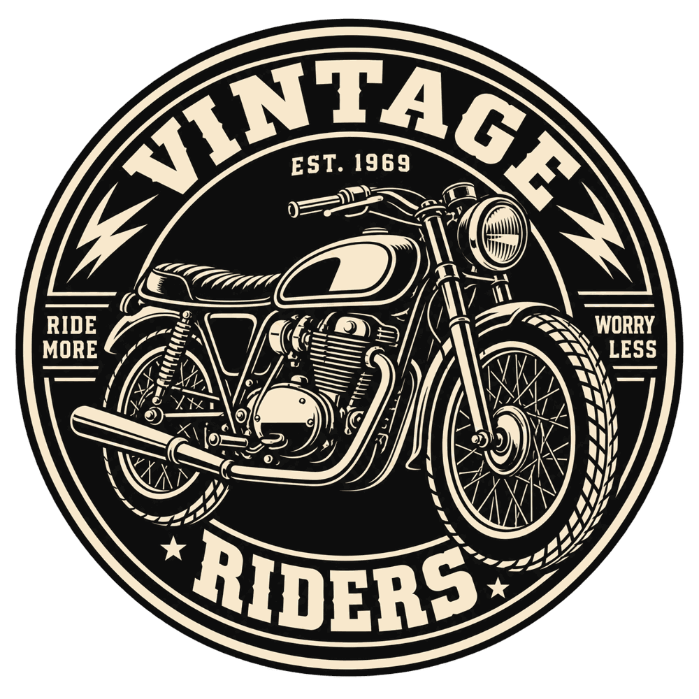 Gut druckbares ChatGPT-Motiv im Retro-Badge-Stil