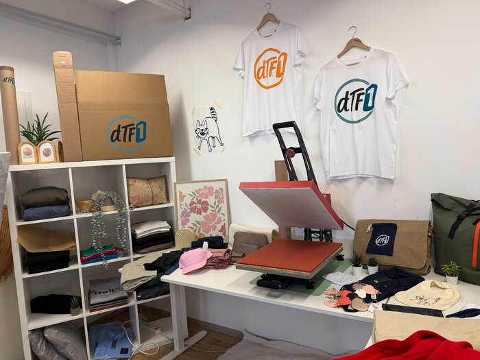 DTF1 Showroom – Heißpresse und DTF-Transfers live erleben