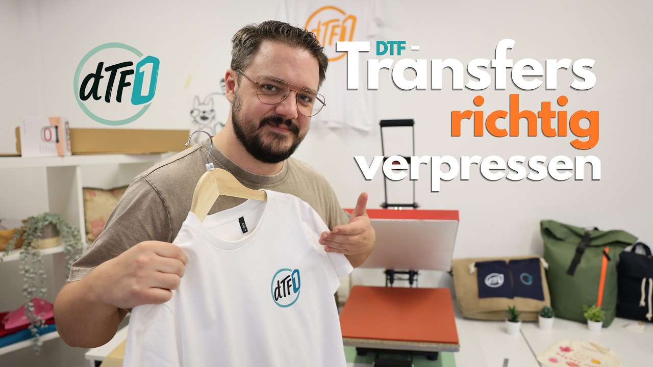 Video: DTF-Transfers richtig verpressen