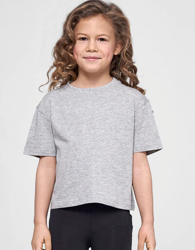 Girls Cropped Jersey Tee