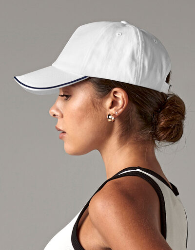 Authentic 5 Panel Cap - Piped Peak
