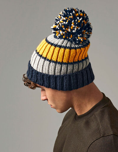 Hygge Striped Beanie