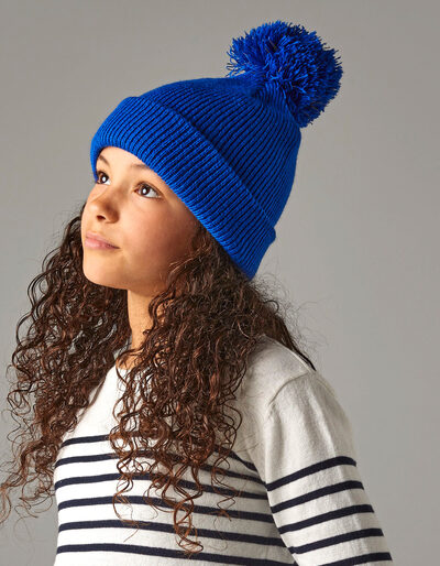 Junior Reflective Bobble Beanie