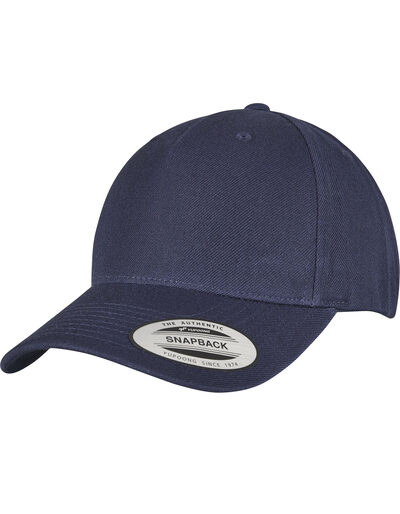 YP Classics 5-Panel Premium Curved Visor Snapback Cap