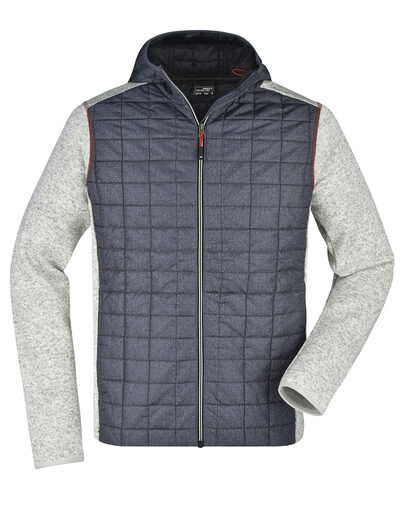 Men´s Knitted Hybrid Jacket