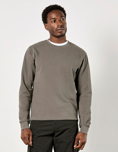 Regular Fit Pique Sweatshirt
