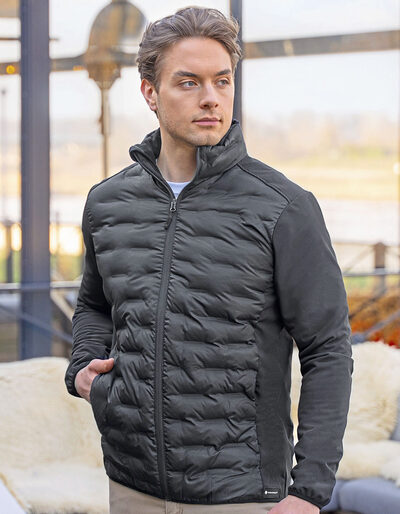 Herren Fleece-Hybrid Jacket