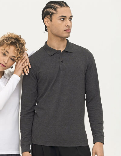 Men´s Long-Sleeve Piqué Polo Shirt Perfect
