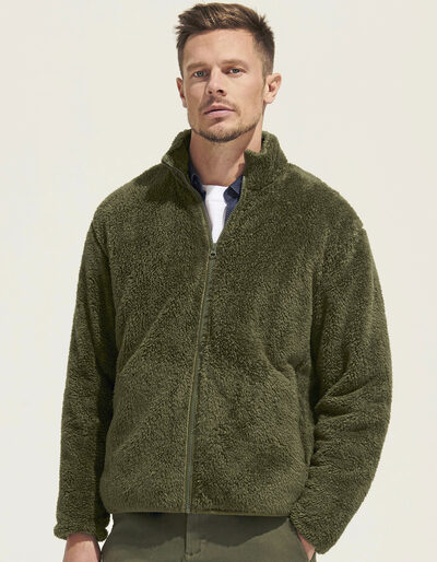 Unisex Fleece Zip Jacket Finch