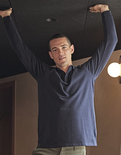 Men´s Long Sleeve Polo Shirt Owen