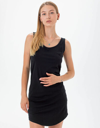 Curved Vest Dress