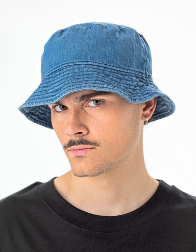Adults Denim Bucket Hat