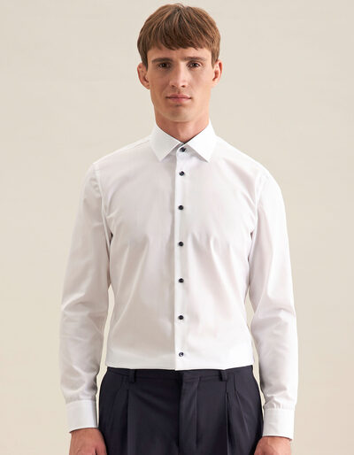 Men´s Shirt Poplin Shaped Fit Long Sleeve