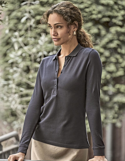 Women´s Luxury Stretch Long Sleeve Polo