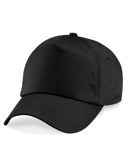 Junior Original 5 Panel Cap – Black