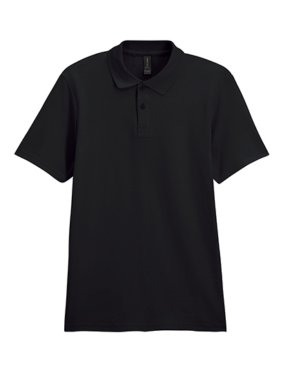 Softstyle® Adult Piqué Polo – Black