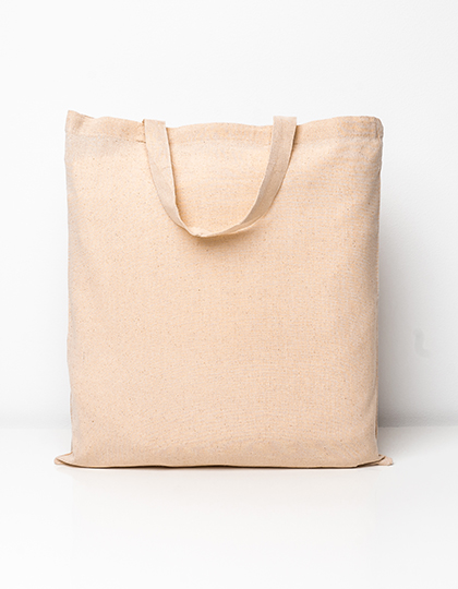 Cotton Bag BASIC Short Handles – Natural